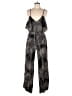 Runway Story 100% Polyester Graphic Gray Jumpsuit Size S - photo 1