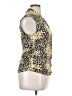 Melissa Odabash Animal Print Gold Sleeveless Blouse Size XL - photo 4
