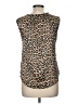 J by Joie Animal Print Brown Sleeveless Blouse Size M - photo 2