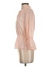 H&M 100% Polyester Pink 3/4 Sleeve Blouse Size XXS - photo 5
