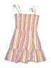 Extremely Me 100% Polyester Stripes Yellow Dress Size 6X - photo 1