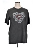 District. Hearts Gray Short Sleeve T-Shirt Size XL - photo 1