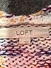Ann Taylor LOFT Tweed Silver Pullover Sweater Size L - photo 7