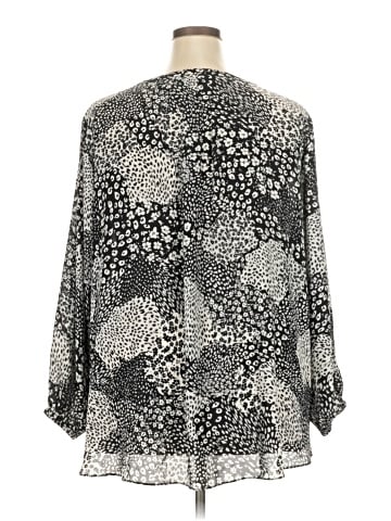 T Tahari Long Sleeve Blouse (view 2)