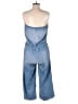 Bella Dahl 100% Tencel Solid Blue Jumpsuit Size XS - photo 2