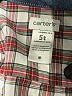 Carter's 100% Cotton Plaid Green Long Sleeve Button-Down Shirt Size 5T - photo 3