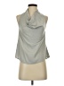 PrettyLittleThing Silver Sleeveless Blouse Size 2 - photo 1