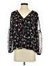 Madewell 100% Polyester Black Long Sleeve Blouse Size S - photo 1