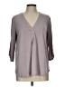 Lush Gray 3/4 Sleeve Blouse Size L - photo 1