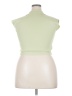 Dazy-Less Green Short Sleeve Top Size L - photo 2