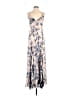 BCBGMAXAZRIA Blue Tan Casual Dress Size 6 - photo 1