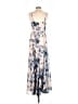 BCBGMAXAZRIA Blue Tan Casual Dress Size 6 - photo 2