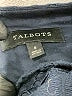 Talbots 100% Cotton Black Blue Formal Skirt Size 8 - photo 3