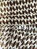 Unbranded 100% Polyester Houndstooth Brown Long Sleeve Blouse Size M - photo 7