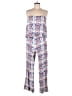 Ella Moss Print White Jumpsuit Size S - photo 1
