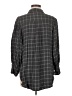 Something Navy 100% Viscose Gray 3/4 Sleeve Button-Down Shirt Size M - photo 2