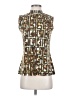 80 Park Brown Sleeveless Blouse Size S - photo 1