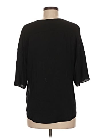 Vince. 3/4 Sleeve Silk Top (view 2)
