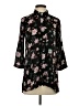 My Michelle 100% Polyester Floral Black 3/4 Sleeve Blouse Size XS - photo 1