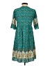Shein 100% Polyester Paisley Teal Casual Dress Size XS - photo 2