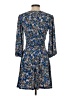 Vince Camuto Floral Blue Casual Dress Size 4 - photo 2