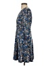 Vince Camuto Floral Blue Casual Dress Size 4 - photo 5