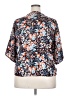 VIISHOW Floral Blue Short Sleeve Blouse Size 2X - photo 2