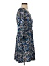 Vince Camuto Floral Blue Casual Dress Size 4 - photo 4