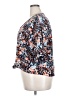 VIISHOW Floral Blue Short Sleeve Blouse Size 2X - photo 5