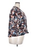 VIISHOW Floral Blue Short Sleeve Blouse Size 2X - photo 4