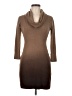 Connected Apparel 100% Acrylic Brown 3/4 Sleeve Turtleneck Size M - photo 1