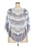 One World Blue 3/4 Sleeve Blouse Size 3X - photo 2