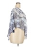 One World Blue 3/4 Sleeve Blouse Size 3X - photo 4
