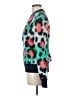 Kenzo 100% Cotton Animal Print Teal Green Pullover Sweater Size M - photo 5