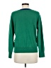 Sandro Color Block Green Wool Pullover Sweater Size Med (2) - photo 2