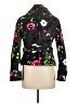Carlisle 100% Cotton Floral Black Jacket Size 6 - photo 2