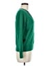 Sandro Color Block Green Wool Pullover Sweater Size Med (2) - photo 4