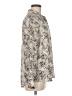 T Tahari 100% Polyester Animal Print Ivory Long Sleeve Blouse Size M - photo 4
