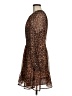 Old Navy 100% Polyester Animal Print Brown Cocktail Dress Size M - photo 5