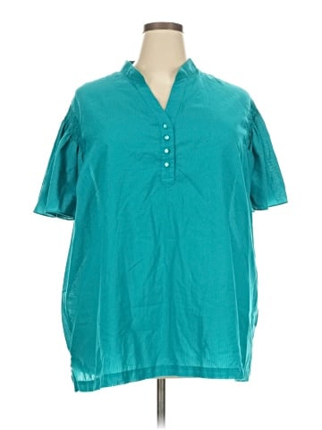 Liz & Me Short Sleeve Blouse (view 1)