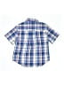 Chaps Plaid Blue Short Sleeve Button-Down Shirt Size 4 - photo 2