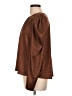 Lush 100% Polyester Brown Long Sleeve Blouse Size L - photo 5