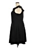 Elle Solid Black Cocktail Dress Size XXL - photo 5