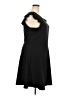 Elle Solid Black Cocktail Dress Size XXL - photo 4