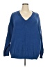dip 100% Polyester Blue Pullover Sweater Size 3X - photo 1