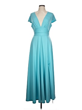 blue dress for baby girl Aqua Lina Dress – Tania Casini main image 1