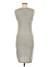 Leith Solid Gray Casual Dress Size M - photo 2