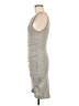 Leith Solid Gray Casual Dress Size M - photo 5