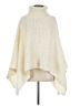 Unbranded Ivory Poncho Size L (estimated) - photo 1
