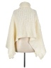 Unbranded Ivory Poncho Size L (estimated) - photo 2